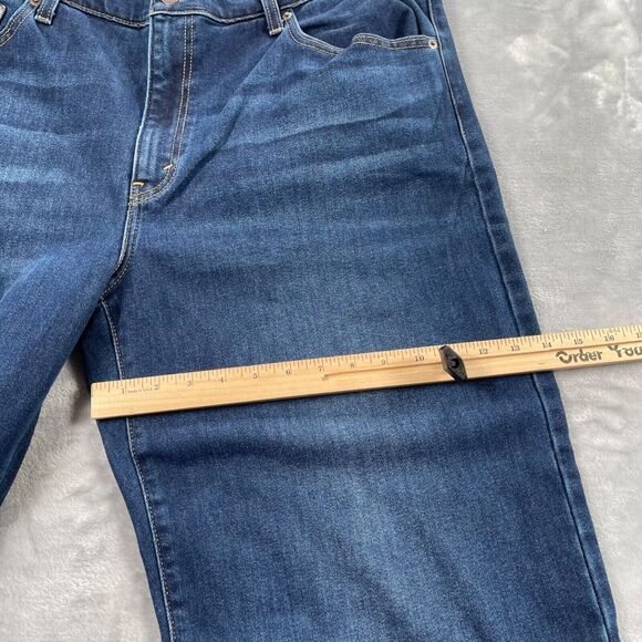 Levi's Jeans Womens 34x30 Baggy Dad Warm Tech Wool Blend Straight Leg Loose Fit - Picture 12 of 16